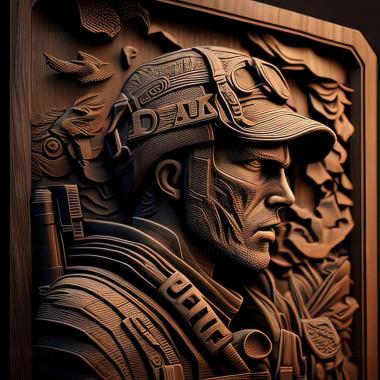 3D model Call of Duty Black Ops   Declassified game (STL)